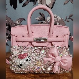 Hello Kitty custom made rhinestone purse PRICE FIRM